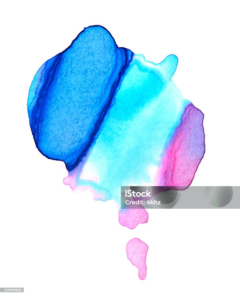 Colorful Watercolor Paint Paper Texture colorful paint dried on paper. Abstract stock illustration