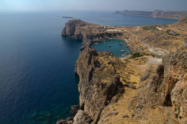 istock Saint Paul's bay in Lindos 1248786752