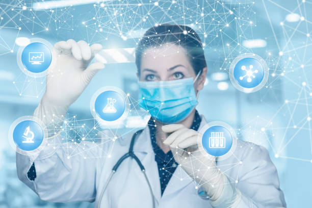 istock Concept of conducting medical research and experiments. 1248786855