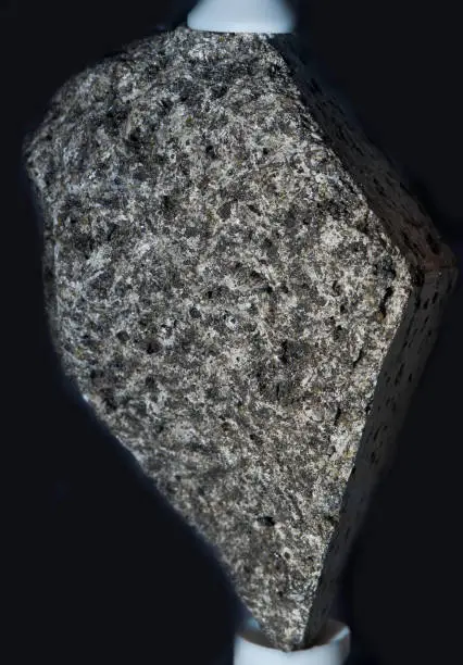 Moon Rock, Lunar olivine basault from Hadley Rille, near the edge of Imbrium Basin, collected by Apollo 15