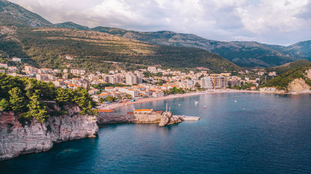 istock Panorama of the Mediterranean resort town. 1248798006