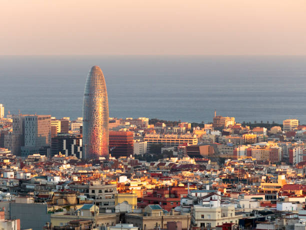 istock Torre Agbar and Cityscape 1248799909