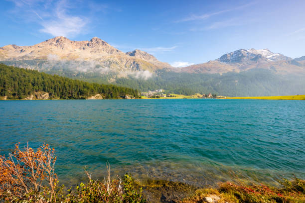 istock September sunset at Lake Silvaplana (Upper Engadine Valley, Graubünden, Switzerland) 1248801736
