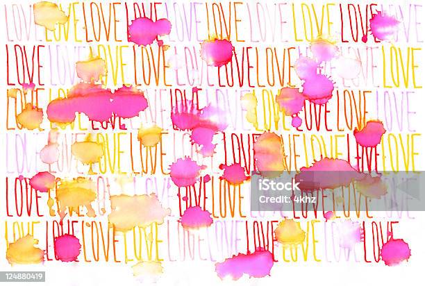 Ilustración de Continuo Palabra Love Bajo La Lluvia y más Vectores Libres de Derechos de Amor - Sentimiento - Amor - Sentimiento, Color - Tipo de imagen, Colorido