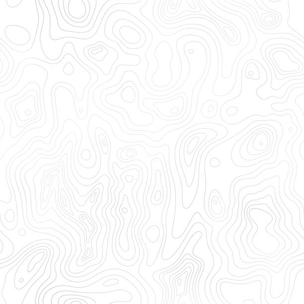 Seamless Topographic Contour Lines This detailed illustration of topography lines repeats seamlessly and the vector file can be scaled infinitely without loss of quality. This topographic map style abstract pattern would make an ideal background and can easily be coloured and customised to suit your needs. topography stock illustrations
