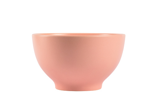 Empty bowl (Clipping Path) on the white background