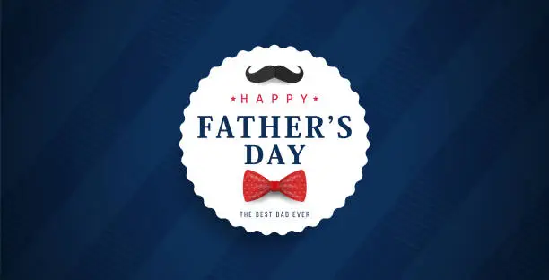 Vector illustration of Father's Day Banner