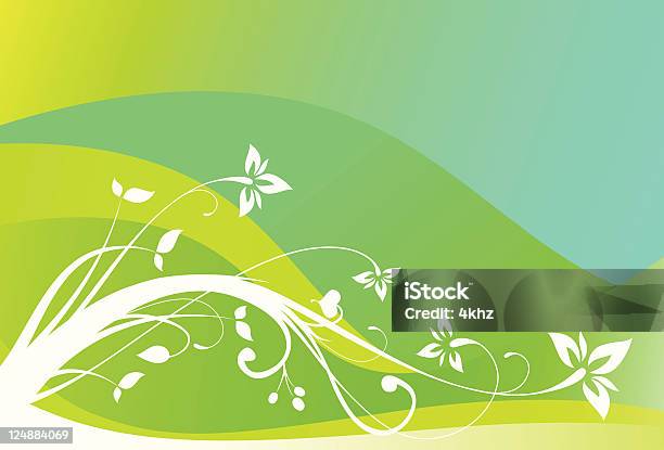 白い花のベクトルの花飾り緑の背景 - 2000年代のベクターアート素材や画像を多数ご用意 - 2000年代, イラストレーション, カラー画像