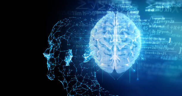 istock 3d illustration of human brain  on artificial technology element , on abstract background. 1248846478