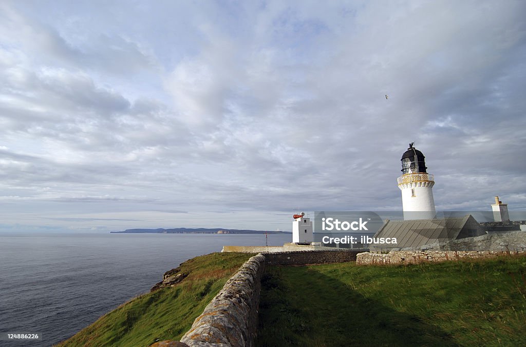 Lighthouse of Dunnet Head, Scotland Lighthouse of Dunnet Head, Scotland, the Northest point of british mainland. Architecture Stock Photo