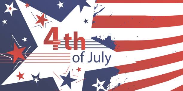istock 4th of July, Independence Day Poster. Vector Illustration. 1248862262