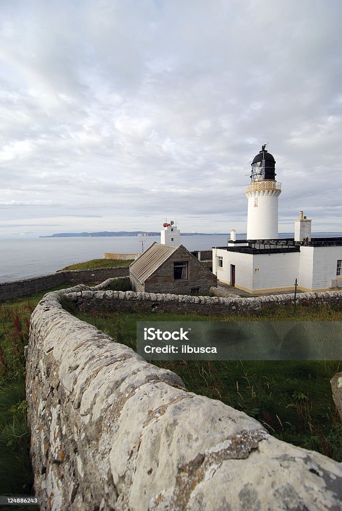Lighthouse of Dunnet Head, Scotland Lighthouse of Dunnet Head, Scotland, the Northest point of british mainland. Architecture Stock Photo