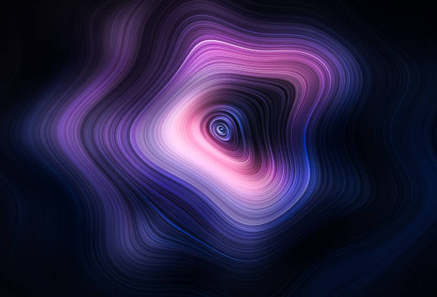 Abstract background of purple line
