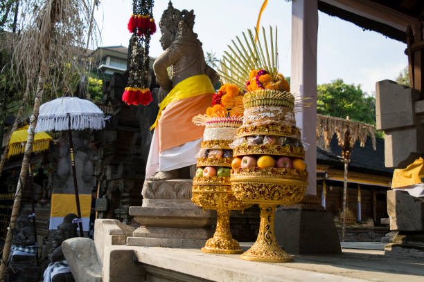 istock Religious offering fruits in Bali Island 1248873887