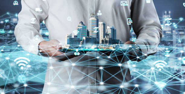 istock The modern creative communication and internet network connect in smart city 1248876494