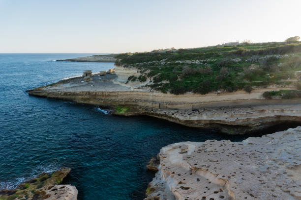 istock Magical water coastline in Malta island 1248880104