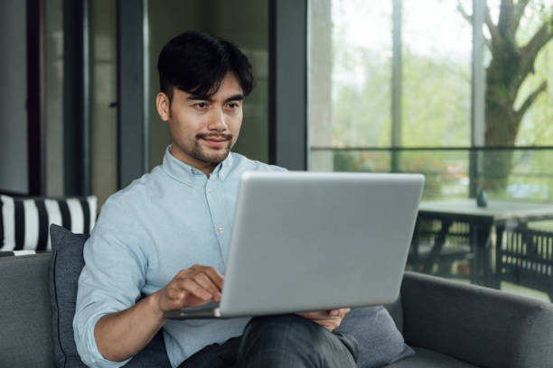 istock A young Asian business man is working 1248884419