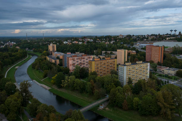 istock Top view to Ostrava city 1248884420