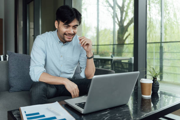 istock A young Asian business man is working 1248884467