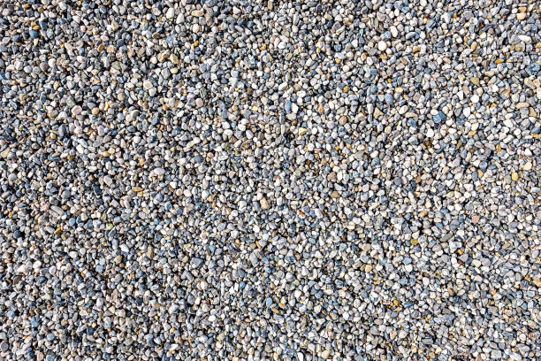 texture, background of many small pebbles stock photo