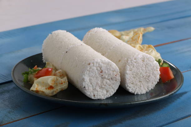 istock White rice puttu_steamed rice food 1248890382
