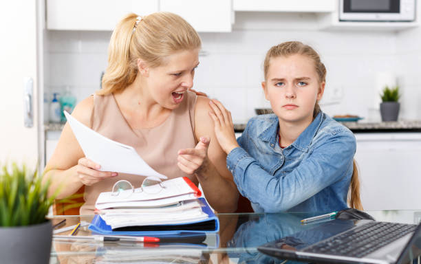 istock Woman complaining about her daughter 1248890448