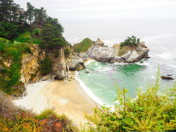 istock McWay Falls, Big Sur, on Pacific Coast Highway, Route 1 1248890473