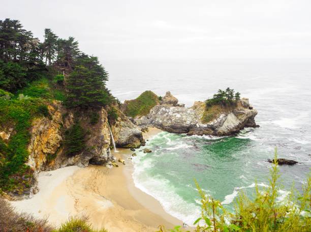 istock McWay Falls, Big Sur, on Pacific Coast Highway, Route 1 1248890488