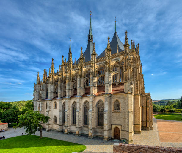 Saint Barbara's Cathedral, Church, Czech: Chram svate Barbory, is a Roman Catholic church in Kutna Hora, Bohemia, UNESCO WORLD HERITAGE,Czech Republic