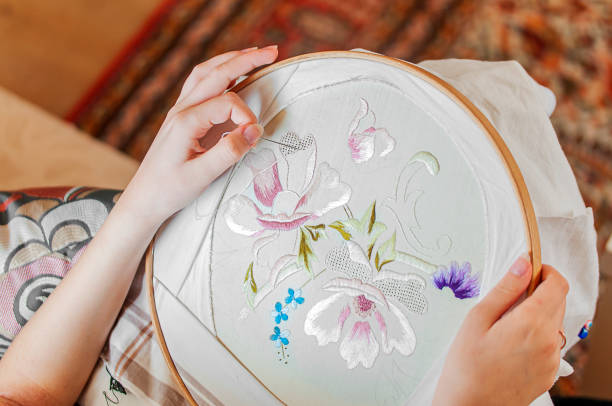 istock Embroidery and cross stitch accessories 1248899111