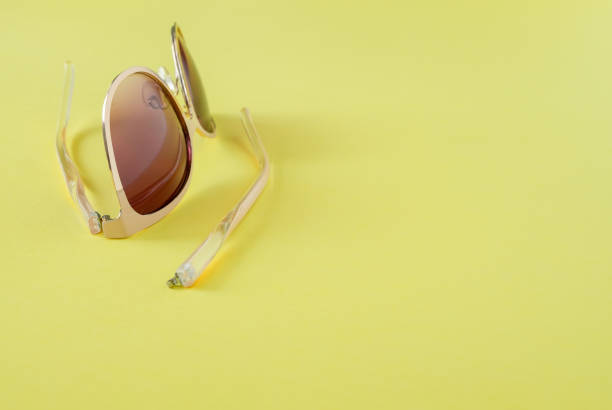 istock Women's glasses from the sun with a broken face 1248900123
