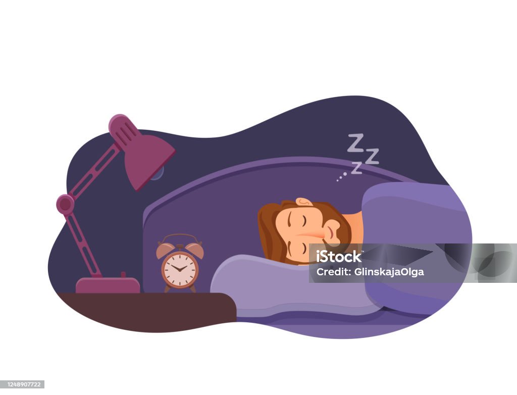 Sleepless Man Face Cartoon Character Suffers From Insomnia Stock  Illustration - Download Image Now - iStock