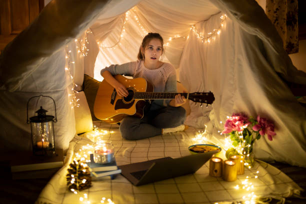 istock Teen performing at home 1248917313