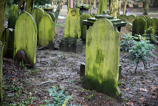 istock Cemetery tombstones 124891866