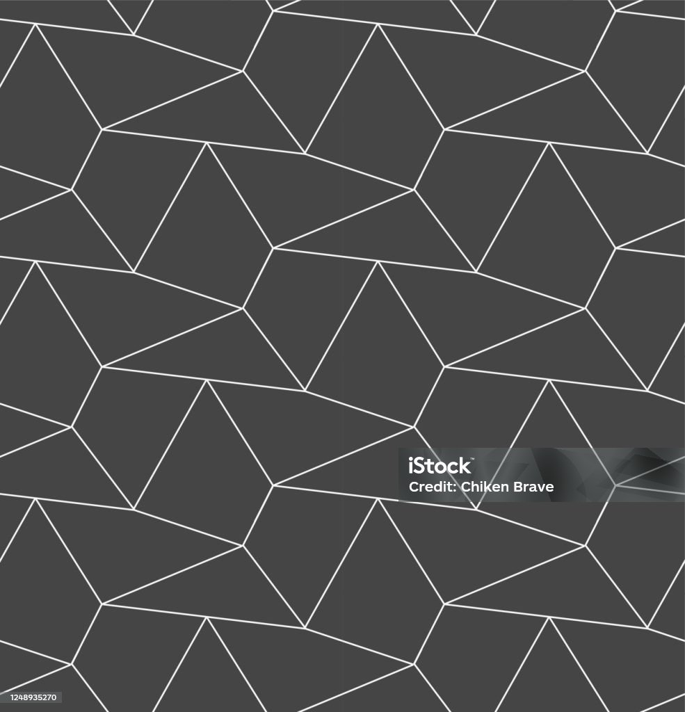 Poly Block Repeat Pattern Continuous Retro Graphic Poly Decor Pattern Repeat Simple Vector ...