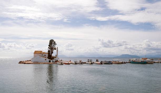 istock Vlacherna monastery on Corfu island 1248942994