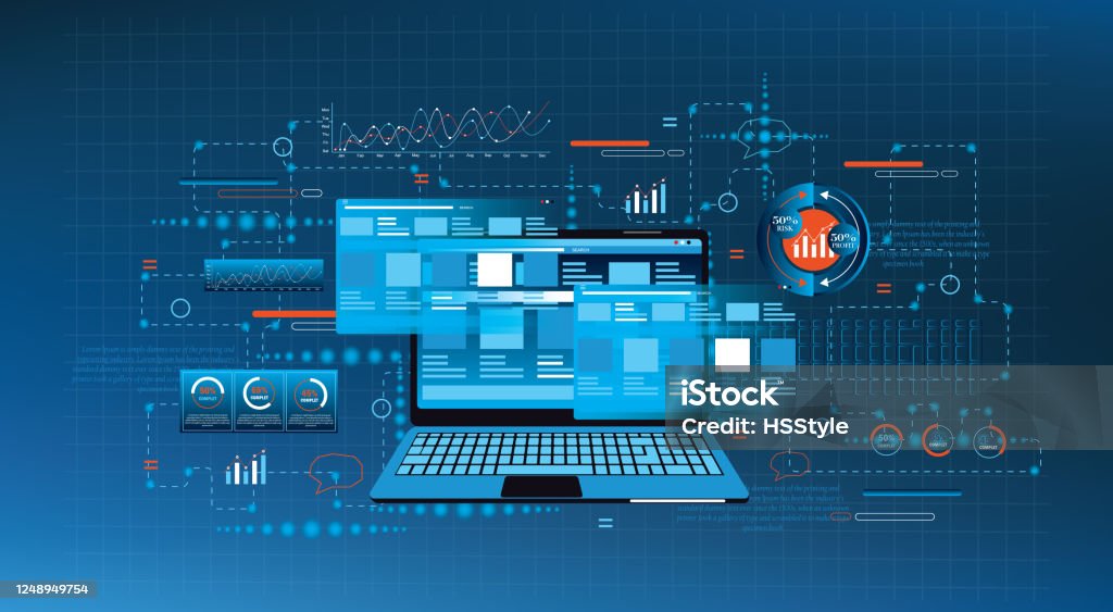 Website App Design Development Technology Software Code Programming Ui ...