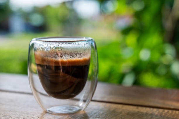 istock Cup of espresso on the table 1248966495