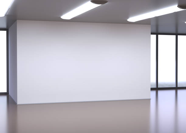 Office blank wall 3d rendering office, blank, white, wall, 3d rendering, light, windows unfurnished stock pictures, royalty-free photos & images