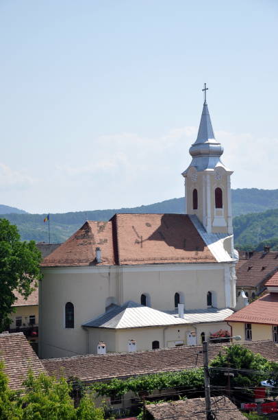 istock BISTRITA Romania Roman Catholic Church,summer 1248969056