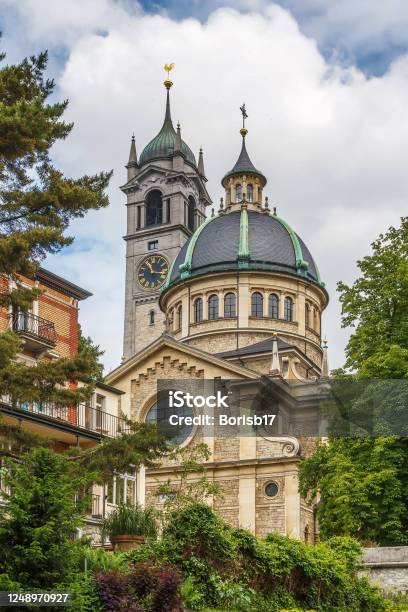 Enge Church Zurich Switzerland Stock Photo - Download Image Now - Ancient, Architectural Dome, Architecture