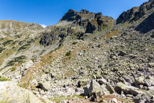 istock Landscape from hiking trail for Malyovitsa peak, Rila Mountain 1248972336