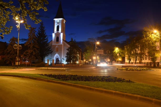 istock ROMANIA, Bistrita - night photography in September 2016 1248974520