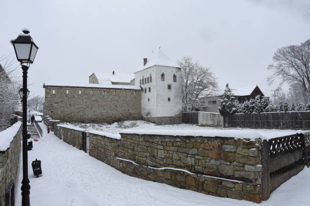 istock Romania, Bistrita, 2018,Dogars' Tower,winter 1248976888