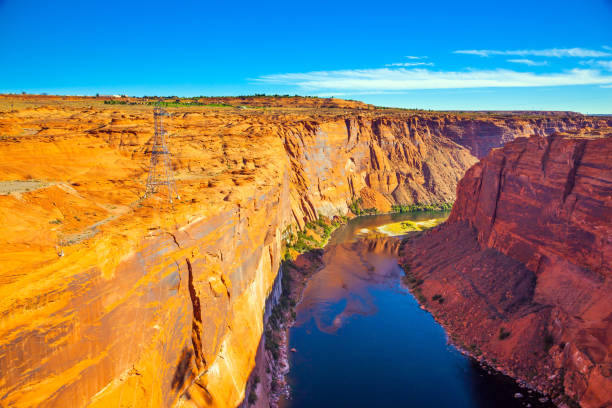 istock Colorado River Curves in Canyon Steep Turns 1248982426