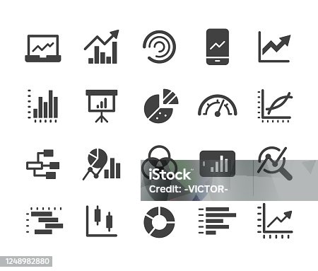 istock Charts Icons - Classic Series 1248982880