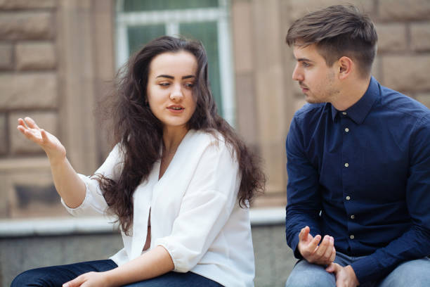 istock Frustrated unhappy couple 1248983910