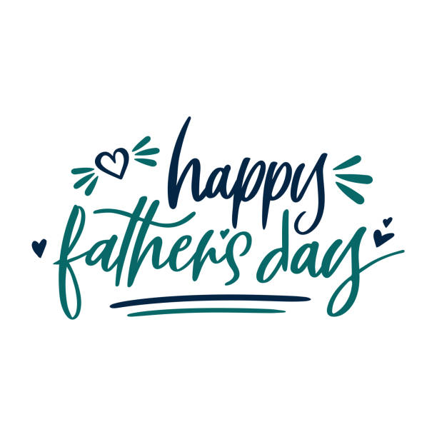 Happy Father's Day vector art illustration
