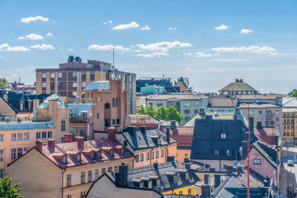 istock Old houses in Stockholm. Sodermalm district. Sweden. Scandinavia. 1248987792
