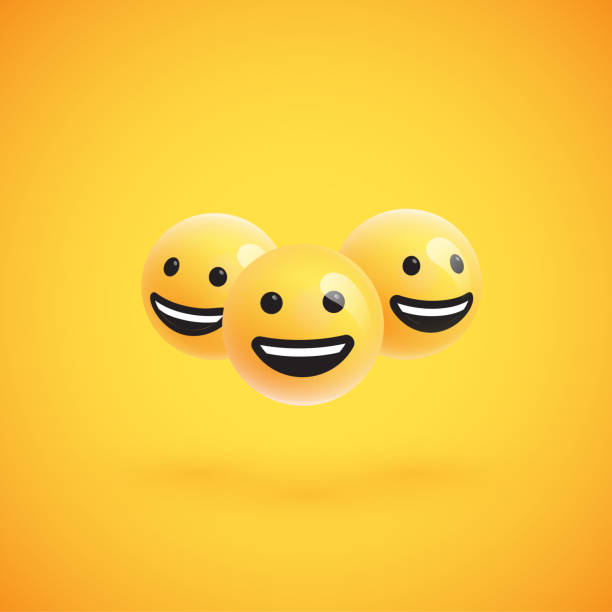 istock Group of high detailed yellow emoticons, vector illustration 1248992097